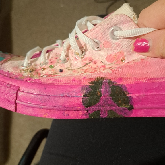 Converse All Star upcycled sneakers. - Picture 5 of 16